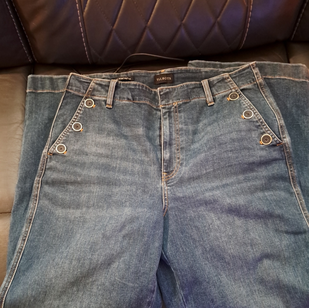 Talbots Navy Straight Leg Jeans